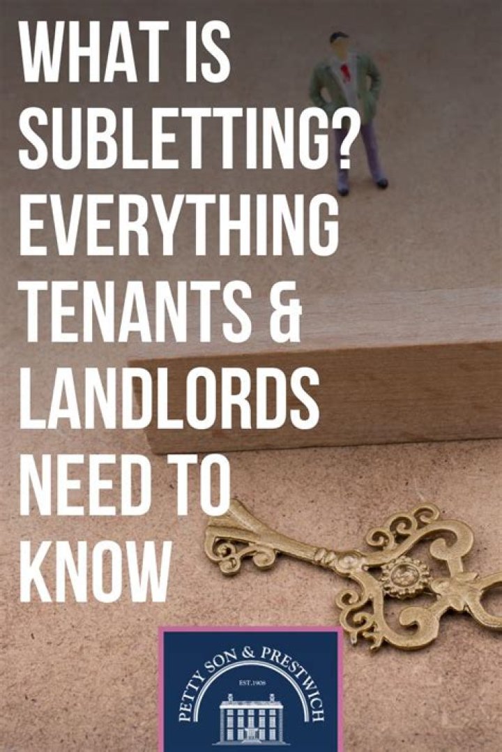 Are landlords OK with subletting?