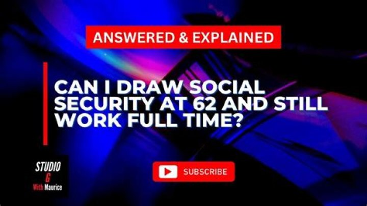 Can I draw Social Security and still work?
