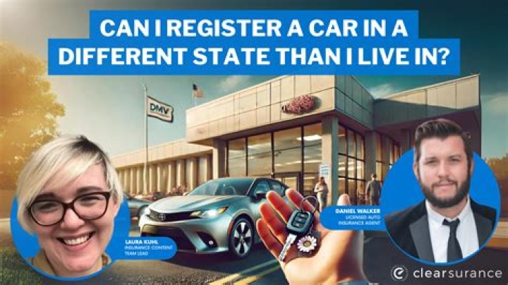 Can I register my car in VA if I live in another state?