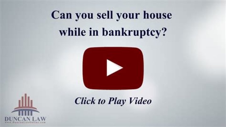 Can you sell land while in bankruptcy?