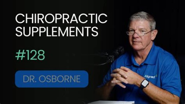 Do chiropractors sell supplements?