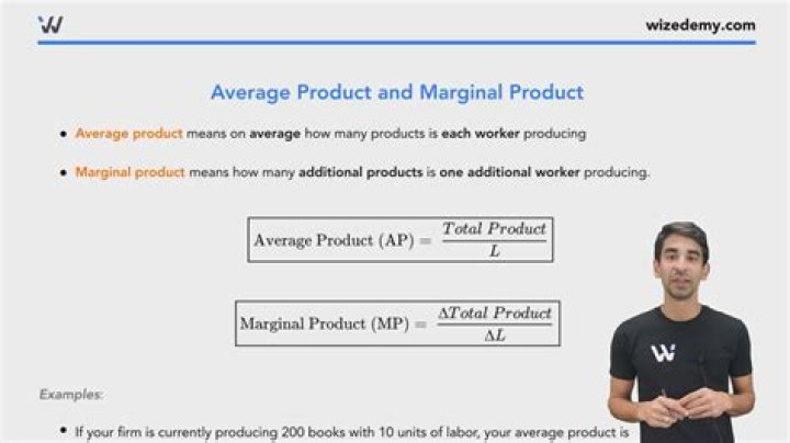 How do you find the average product?