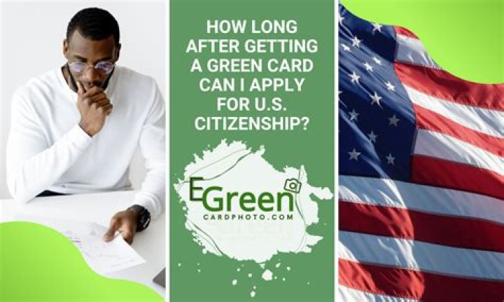 How long after living in the US can you apply for a green card?