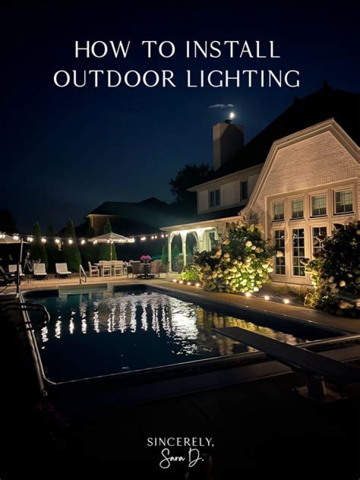 How much should it cost to install outdoor lighting?