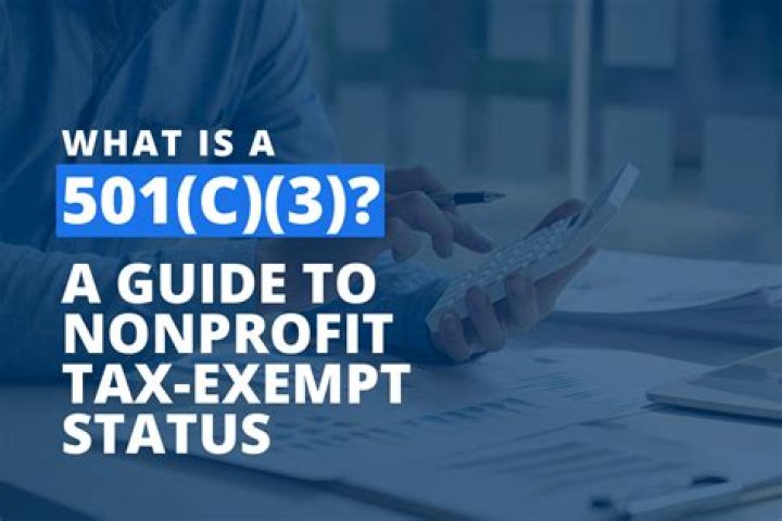 Is 501c3 and tax-exempt the same?