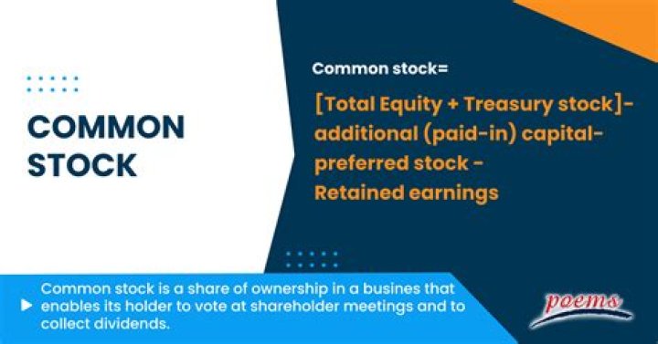 Is common stock a distribution?