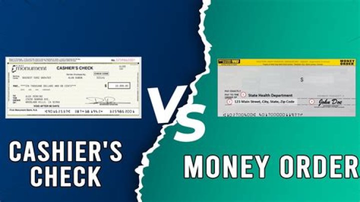Is s cashiers check the same as cash?