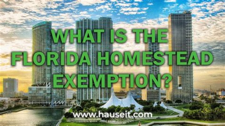 What are the rules for homestead exemption in Florida?