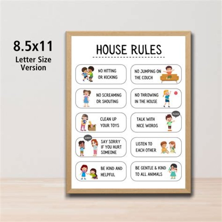 What are the rules for kids still living at home?