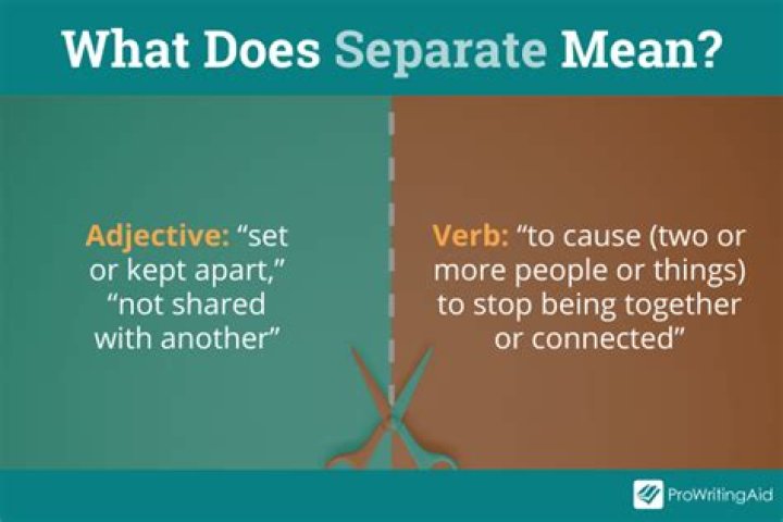 What does separate title mean?