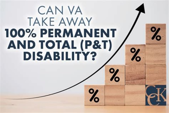 What does total and permanent mean for VA disability?