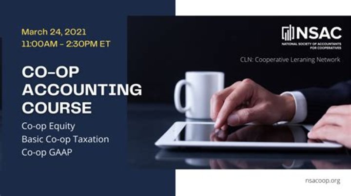 What is a co-op accounting?