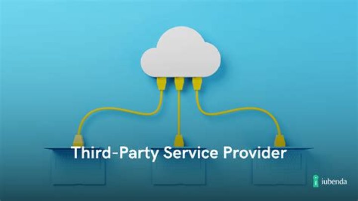What is an example of a third-party service provider?
