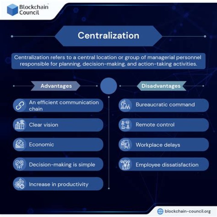 What is centralization and explain its advantages and disadvantages?