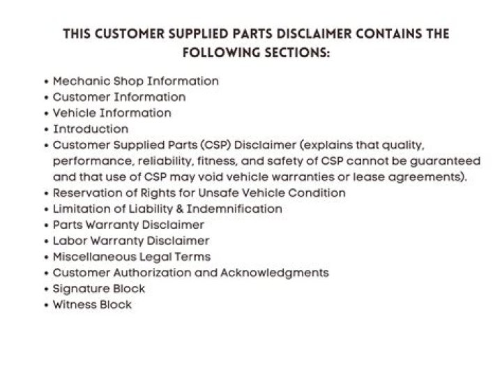 What is customer supplied material?