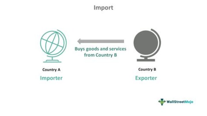 What is import and export in economics?