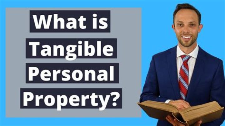 What is tangible personal?