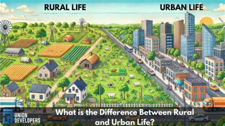 What is the difference between urban population and rural population?