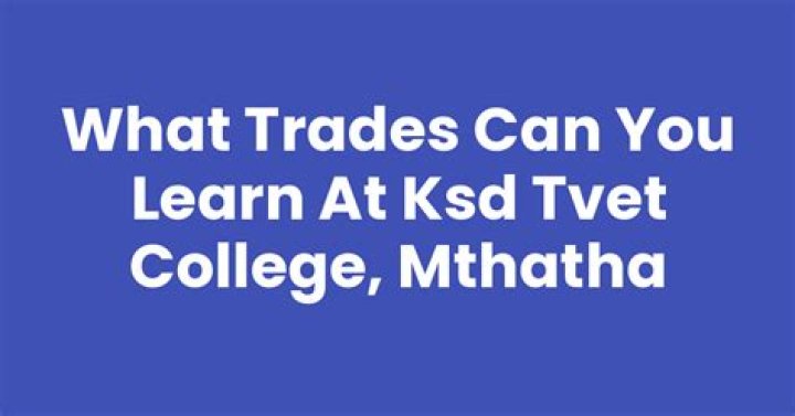 What trades can you learn in a year?