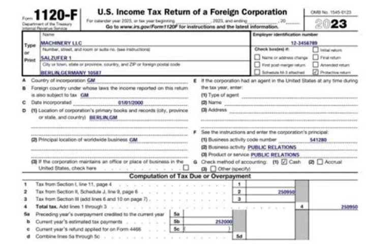 When did Form 1120 due date change?