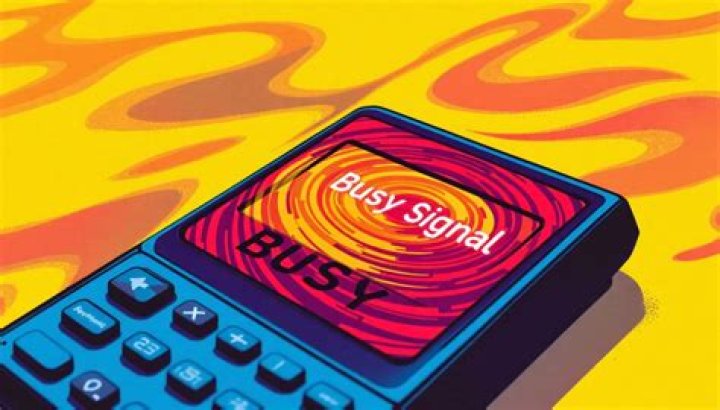 When someone calls you do you get a busy signal?