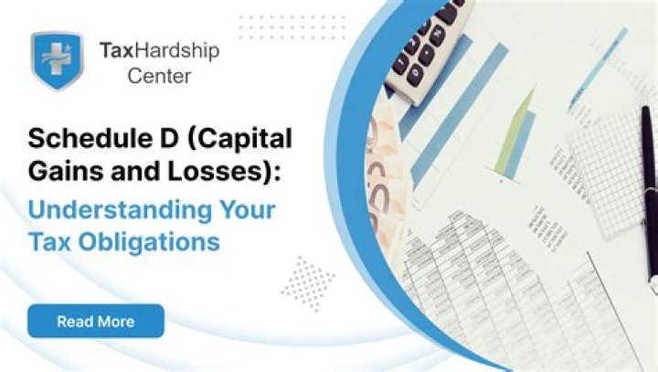 Which schedule reports capital gains and losses?