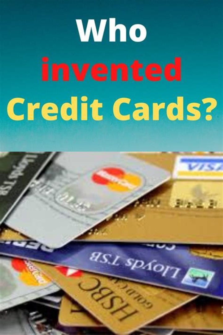 Who invented credit cards?