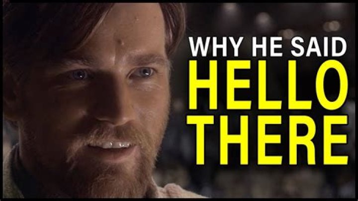 Why did grievous say hello there?