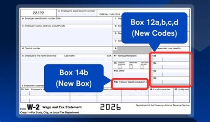 Why does W2 have 4 boxes?
